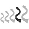 DarkSil Gode long Whale Dildo XL 48 x 7cm - Pointe 5.5cm Noir